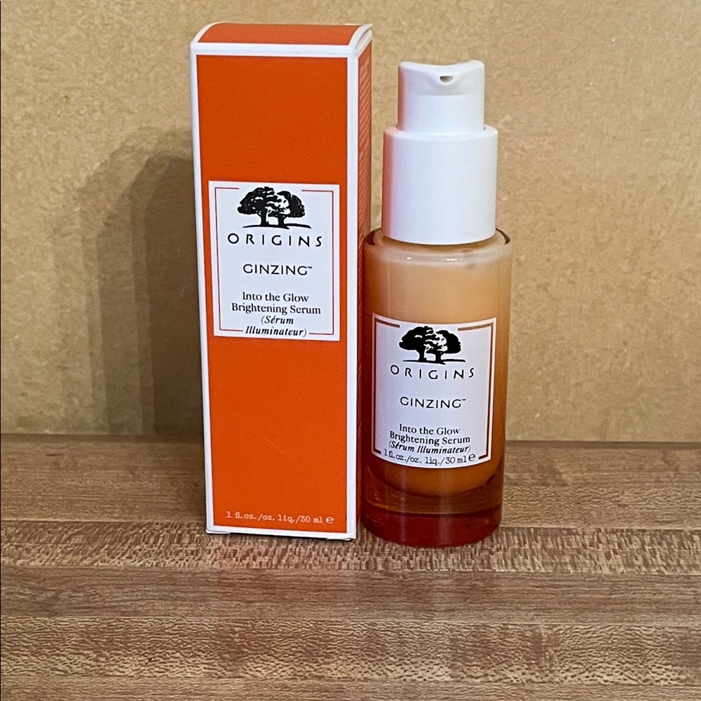🌟3/$25 Sale🌟 Origins Ginzing Into The Glow Brightening Serum Full Size Skincare!